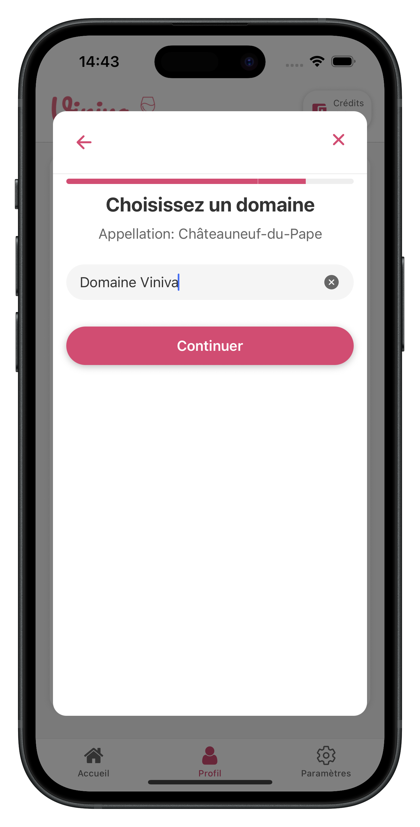 Étape 5: Profil gustatif